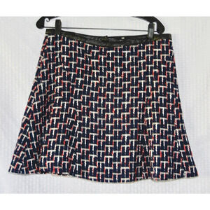 H&M Tweed Multi Color Mini Skirt Size 12